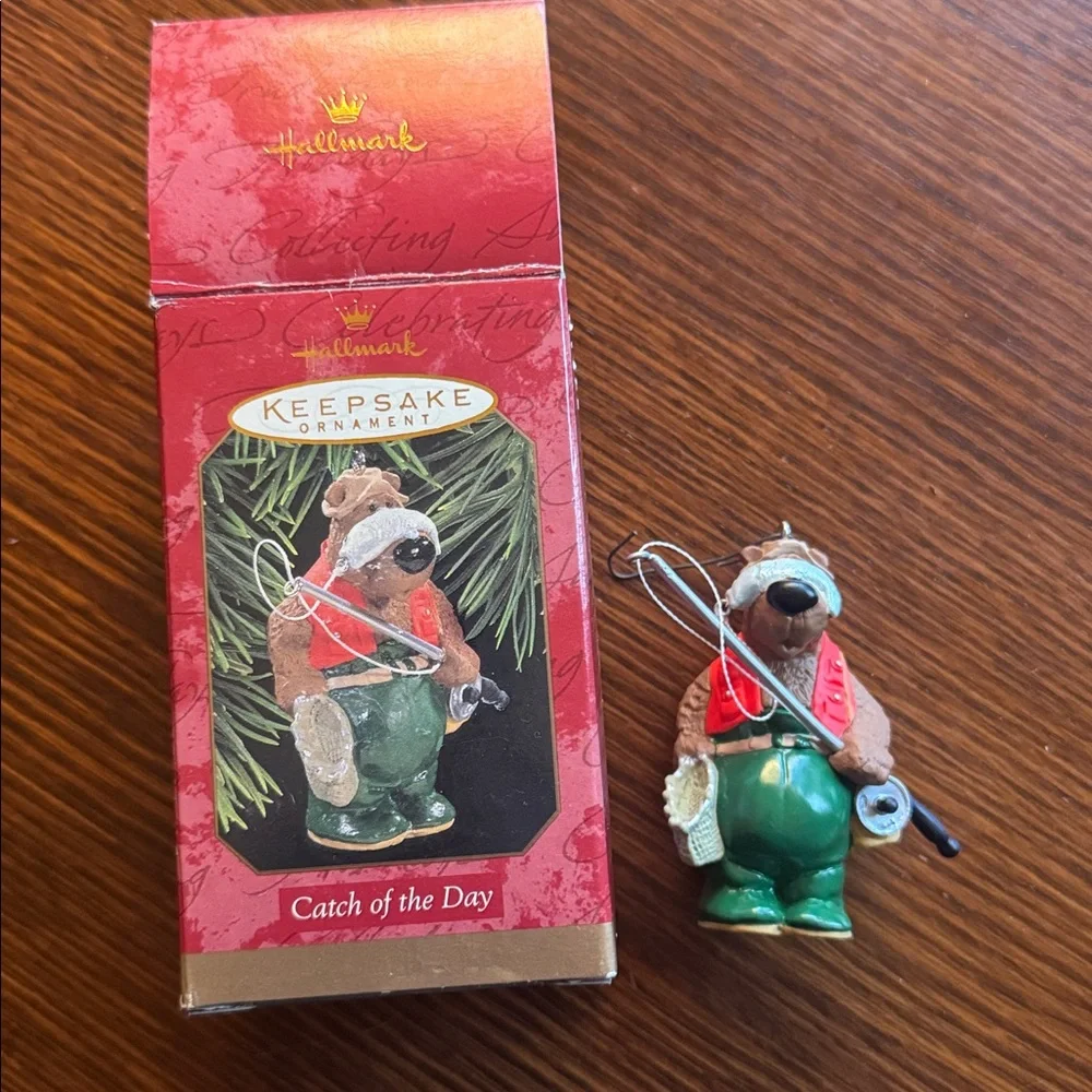 Fisherman Holiday Ornament Set